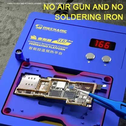 MECHANIC IT3 Pro Intelligent Preheating Platform for IPhone X-15PM Motherboard Layered Chip BGA Template Dot Matrix Repair Tool