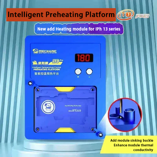 MECHANIC IT3 Pro Intelligent Preheating Platform for IPhone X-15PM Motherboard Layered Chip BGA Template Dot Matrix Repair Tool