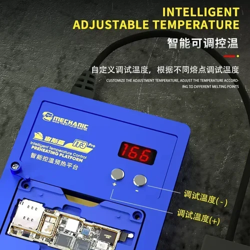 MECHANIC IT3 Pro Intelligent Preheating Platform for IPhone X-15PM Motherboard Layered Chip BGA Template Dot Matrix Repair Tool